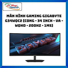 Mua Màn Hình Gaming GIGABYTE G34WQC2 (Cong - 34 inch - VA - WQHD - 200Hz - 1ms) - Hàng Chính Hãng