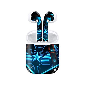 Mua Miếng dán skin chống bẩn cho tai nghe AirPods in hình siêu anh hùng - SAH0090 (bản không dây 1 và 2)
