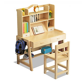 Mua Bàn kèm ghế học sinh kèm giá sách (kt 135x80x50cm)