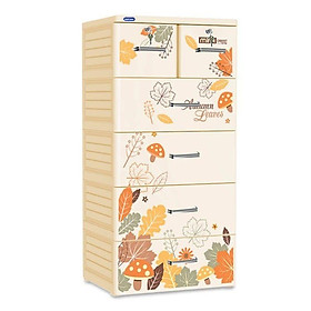 TỦ NHỰA MINA MÙA THU KEM 60*48*124CM nguyên thùng chưa lắp
