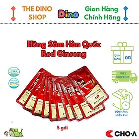 Combo 5 Gói Hồng Sâm Hàn Quốc Red Ginseng Hỗ Trợ Tăng Đề Kháng (5 Gói x 15ml)