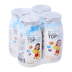 4 Chai Sữa Chua Uống Phomat Tự Nhiên Topkid 90ML