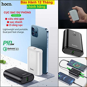 Mua Cục Sạc Dự Phòng Mini HOCO Q3 10 000Mah chính hãng– Công nghệ sạc nhanh QC 3.0 – Sạc 2 máy cùng lúc – Pin Sạc Dự Phòng Siêu Nhỏ bh 12 tháng – Pin Dự Phòng chính hãng – Pin Dự Phòng Mini – Cục Sạc Dự Phòng Hoco có đèn led hiển thị pin