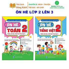 Sách - Combo Ôn Hè Toán và Tiếng Việt 2 - Chương Trình Mới - Dành cho học sinh lớp 2 lên 3 (2 cuốn)
