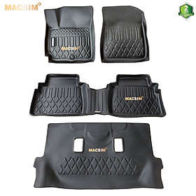 Thảm lót sàn xe ô tô Hyundai Stargazer 2023+(sd) Nhãn hiệu Macsim chất liệu nhựa TPE cao cấp màu đen