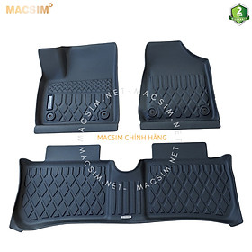 Thảm lót sàn xe ô tô Vinfast VF5 (sd) Nhãn hiệu Macsim chất liệu nhựa TPE cao cấp màu đen