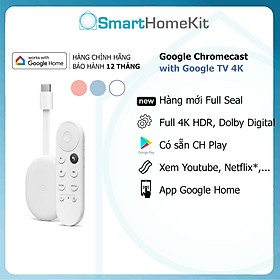 Bộ điều khiển thông minh Google Chromecast with Google TV - Hàng Nhập Khẩu