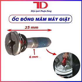 Mua Ốc Mâm Máy Giặt  Ốc Bắt Mâm Máy Giặt Cửa Trên Lồng Đứng 6mm - Điện Lạnh Thuận Dung