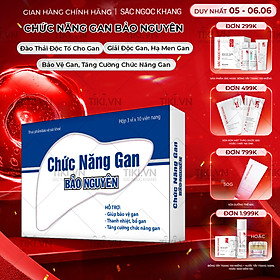 Thực phẩm bảo vệ sức khỏe Viên uống Chức năng gan Bảo Nguyên