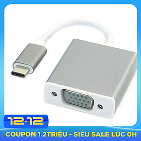 Cáp USB Type C to VGA cho Macbook chuẩn USB 3.1 Type-C AZONE