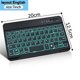 RGB Bàn Phím Và Chuột Bàn Phím Bluetooth Mini Chuột Combo Bàn Phím Backlit Cho Điện Thoại Máy Tính Bảng Laptop Ipad Máy Tính - one