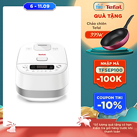 Nồi cơm điện cao tần Tefal RK808168 1.5L - 1200W - Công nghệ Fuzzy logic - Lòng nồi niêu dày 3mm với 5 lớp tích hợp - Ứng dụng công nghệ điện từ IH - Hàng chính hãng