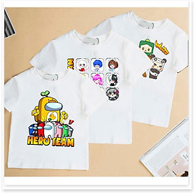 Áo Thun Hero Team Mini World Đẹp Cho Bé Trai Bé Gái AQA1807 06 aomivn