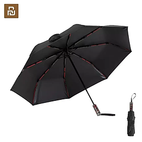 Xiaomi KongGu Auto Clear Umbrella 23 inch Red Black Tech Edition Cơ khí chống trả lại ô tự động