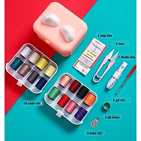 Mua 3 TẦNG Hộp Kim Chỉ May Đồ Đa Năng Dùng Trong Gia Đình Tiện Dụng Bộ Hộp Kim Chỉ May Vá Đa Năng Gia Đình Nhiều Tầng - Kim Khâu  Chỉ  Kéo  Thước Dây  Đủ Size Màu Mini