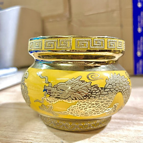 Mua Bát nhang sứ rồng vàng 3D cao cấp