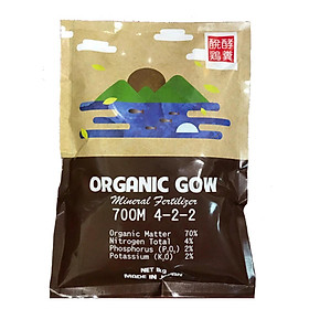 Phân bón hữu cơ Organic Gow Nhật Bản cho cây mai, dâu, bonsai và cây văn phòng. Chuyên dùng cho hệ thống trồng cây hữu cơ