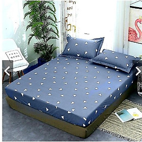 Mua Ga gối poly cotton bo chun bọc đệm tặng 2 vỏ gối (HR) kt 1m8-2m quá tiện ích