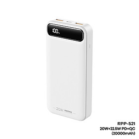 Mua Pin dự phòng 20000mAh Remax RPP-521 sạc nhanh Bole Series QC 22.5W và PD 20W - tích hợp 2 input 3 output - Hàng chính hãng