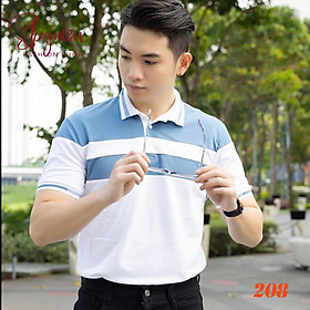 Áo thun polo nam có cổ tay ngắn vải thun cotton cá sấu phong cách trẻ trung hàn quốc mẫu đẹp 2023