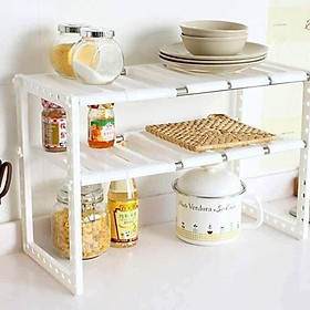 Kệ Để Xoong Chảo Dưới Gầm Bếp Tiện Lợi Chắc Chắn - Kệ Để Đồ 2 Tầng Mingxuan Dưới Bồn Rửa Bát