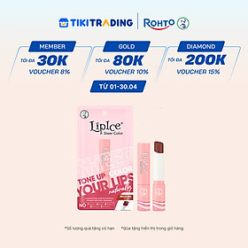 Son dưỡng có màu hiệu chỉnh sắc môi Lipice Sheer Color Brick Red - Đỏ gạch 2.4g