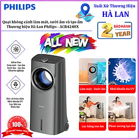 Mua HÀNG CHÍNH HÃNG - Quạt không cánh lọc và khử khuẩn làm mát  phun sương tạo ẩm vào mùa hè. Kiêm máy sưởi ấm và tạo ẩm mùa đông  Serial 4000. Thương hiệu Hà Lan cao cấp Philips - ACR4248X