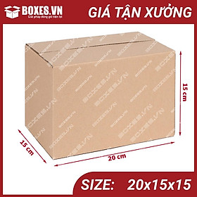 Mua 20x15x15 Combo 20 hộp Carton đóng gói hàng giá tại xưởng