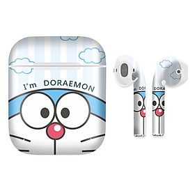 Mua Miếng dán skin chống bẩn cho tai nghe AirPods in hình Doremon - Dor019 (bản không dây 1 và 2)