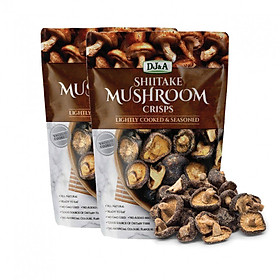 Combo 2 Túi Nấm Hương Sấy Giòn DJ&A Shiitake Mushroom Crisps