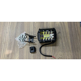 Đèn LED trợ sáng vuông 20 bóng dành cho xe máy