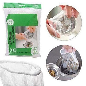 Mua sỉ  lẻ SÉT 100 TÚI LỌC RÁC BỒN RỬA BÁT