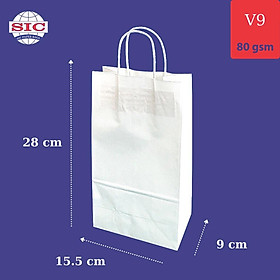 Mua Túi giấy Kraft- Túi giấy xi măng đủ kích cỡ có quai (ẢNH THẬT)