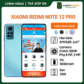 Hình ảnh Điện thoại Xiaomi Redmi Note 12 Pro 4G (8GB/256GB) - Hàng chính hãng