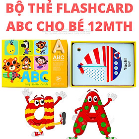 Thẻ học chữ cái ABC tiếng Anh cho bé từ 12 tháng tuổi trở lên
