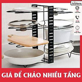 Kệ Giá Để Chảo Xoong Nồi, Giá Gác Vung Úp Chảo Gọn Gàng Ngăn Nắp