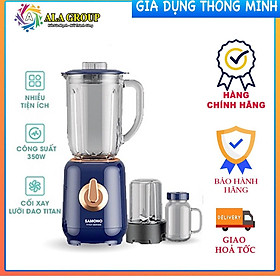 Mua HOẢ TỐC - Máy xay sinh tố đa năng SAMONO SW-TBB350 hiệu suất 350W 2 cối - Hàng chính hãng