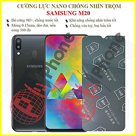 Dán chống nhìn trộm dành cho  Samsung M20 - Dán cường lực dẻo nano 9H+