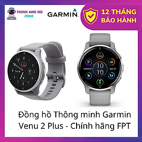Đồng hồ Thông minh, theo dõi vận động, theo dõi sức khỏe Garmin Venu 2 Plus_Hàng chính hãng