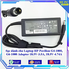 Sạc dành cho Laptop HP Pavilion G4-1000 G6-1000 Adapter 18.5V-3.5A 18.5V-4.74A - Kèm Dây nguồn - Hàng Nhập Khẩu