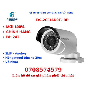 Mua Camera Analog Hikvision DS-2CE16D0T-IRP 2.0MP- Hàng chính hãng