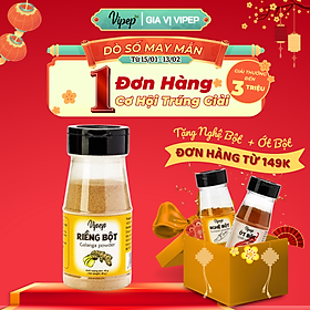 Riềng Bột Tự Nhiên Vipep Hũ Nhựa 40g