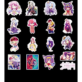 Set 60 Sticker No Game, No Life