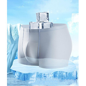 Quần lót đùi nam thông hơi không đường may mát lạnh( bộ 3 quần)