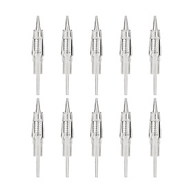 Tattoo Needles 10pcs Eyebrow Lip Tattoo Needle Cartridges Kit Eye Brow Lip Makeup Pen Permanent Tattoo Tool Kit