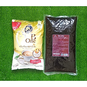 Combo Bộ Trà Sữa Huyền Thoại 1 Kg Bột Kem B