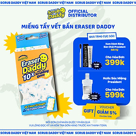 Mua Miếng Tẩy Eraser Daddy Với Các Tinh Thể Chà Rửa