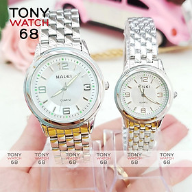 Đồng hồ nữ Halei dây da số dạ quang chống nước chống xước chính hãng Tony Watch 68
