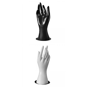 MANNEQUIN HAND Model JEWELLERY RING BRACELET DISPLAY STAND Black White