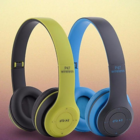 Mua (Miễn Phí Vận Chuyển) Tai nghe bluetooth P47 có khe cắm thẻ nhớ - Âm Thanh Đỉnh Cao